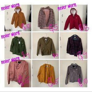 jacket & coat lot